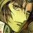 Pixelated anime-style character with brown hair and green eyes, side profile against black background with white text "AnimeIM" and "com".