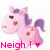 Pixelated cartoon animal icons with text: pink horse, purple sheep, black-and-white cow, each with red spots and pink text below.