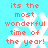 Pixelated cyan background with white snowflake symbols and red text reading 'its the most wonderful time of the year!' in four identical