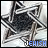 four and four shows a static image with text changing across frames, displaying 'JEWISH', 'AND', 'PROUD' in sequence