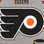 Philadelphia Flyers logo, 'CARTER 17' jersey text, and three views of a hockey player in uniform and casual attire.