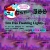 Pixelated icon with purple background, red and white mushroom-like figure, and dark text elements.