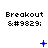 Pixelated blue symbols animate beneath repeated text, transitioning from static crosses to scattered dots across three of identical text blocks