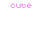 A 5x5 contact sheet of animated frames showing a pink text-based animation with 'cube' and 'but' elements, transitioning to repeated 'PSYCHOPSYCHO' text in varying styles across sampled frames.