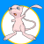 A split-screen animated contact sheet showing a pixelated Pokémon character on the left and green text logo on the right, both in 50x50 icon format with blue and dark green backgrounds respectively.