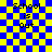 Blue and yellow checkered background with 'School is Out' text and overlays in four quadrants