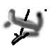 Animated icon shows a figure in motion with blurred limbs, transitioning to a static black silhouette of a person on a swing set against white background.