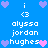 Blue background with pixelated text and heart symbols arranged in a pattern, featuring repeated names and emoticons