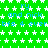 Green background with white star pattern, blue text repeating 'ry and nick bts 4 ever' in pixelated font across the image.