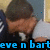Pixelated image of a person with brown hair wearing a dark shirt, holding a white object, with blue text at the bottom reading 'eve n bart'