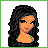 Animated contact sheet of a pixel art character with changing hair color and text phrases about dating, showing multiple frames including full-body views and close-ups.
