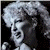 A 50x50 pixel buddy icon featuring a grayscale image of a person with voluminous hair on the left and green text reading "Original Icons .com" on a dark green background to the right.