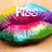 Pixelated lips with rainbow gradient colors display 'KISS' text on the left frame and 'KISS ME' text on the right frame.