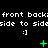 A black background displays repeated white text patterns with green animated symbols and pixelated smiley faces.
