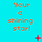 A static image with a bright cyan background displaying repeated orange text 'Your a shining star!' and scattered red pixelated symbols.