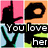 16 square with colorful backgrounds and black text overlays, each containing a hand gesture or symbol paired with a phrase
