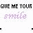 Animated contact sheet of a text-based buddy icon with repeating phrases and color-shifting words on a white background, showing five sequential frames in 3x2 grid layout.