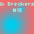 Pixelated text 'Go Breakers' and '#15' on a red-to-blue gradient background with subtle circular patterns.