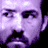 Pixelated purple-toned face with mustache appears alongside red text reading 'SMOKIN' ACES' and distorted 'MESSNER' on black background.
