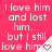A static image with a bright pink background displays repeated text in white pixelated font, each instance ending with a small heart symbol.
