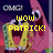 Pixelated cartoon characters Spongebob Squarepants and Patrick Star in a with yellow text overlays on dark purple backgrounds
