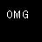 Pixelated text icons display 'OMG', 'WTF', and multiple 'NOOB' variations in white, blue, and red on a black background.