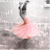 Pixelated static image of a figure in mid-dance pose with pink skirt and dark top against gray background.