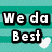 Four distinct pixel art display text and symbols on varied backgrounds including teal stripes, white with stars, yellow flowers, and gray