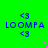 Green background with blue text and symbols arranged in a pattern, featuring repeated <3 and LOOMPA text elements