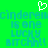 Green background with cyan text repeating 'cinderellacindere is one LUCKY BITCH!!' and a white pixelated heart symbol above the text.