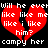 Red broken heart with white text over black background, repeated twice in a pattern