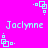 Bright pink background with light blue pixelated text and geometric shapes repeating in a pattern