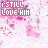 A static image with repeated pink text "I STILL LOVE HIM" on a light background, surrounded by small pink hearts and dots.