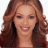 A 48x48 pixel buddy icon split into two frames showing a woman with long brown hair on the left and green text "OriginalIcons.com" on a dark green background on the right.