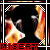Pixelated icon with black background, red border, and flame-like shapes in orange-yellow-red hues; bottom text reads MISERY in blocky letters.