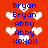 Red background with white heart shapes and blue text reading Bryan, Abby, and ХОХОХ in pixelated font.