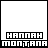 15 pixel-art icons displaying 'HANNAH MONTANA' text with varying pink coloration across frames