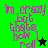 Pixelated text 'im crazy but that's how i roll' in pink on green and black backgrounds with star symbols.