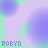 12 identical square with a soft purple and green gradient background, each containing the text 'ROBYN' in pixelated yellow letters at bottom-left