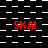 Red 'SKA!' text repeated across a black-and-white checkered background with alternating white lines and squares.