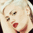 A 4-frame contact sheet of a pixelated animated icon featuring a blonde woman with red lips in various poses, including one frame showing her mouth open and another with text "Coolbuddy.com" on a black background.