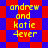 Yellow text on red and blue checkered background with animated diamond pattern overlay.
