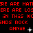 Red pixelated text repeats 'WE ARE HATERS', 'WE ARE LOSERS', and 'ENDS ROCK' on black background with 'ANNIE' in red above white symbols that change from plus to star to cross.