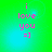 Four identical pixelated text on a green-to-cyan gradient background with subtle light effects