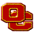 Red and gold square-shaped icon with layered borders, featuring a central white and red symbol resembling a stylized letter or emblem.
