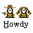 Pixel art buddy icon featuring two cowboy-themed characters with a
