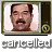 A pixelated buddy icon featuring a vintage television frame with a man's face on the screen and green text reading "Original Icons .com" on a dark background, accompanied by the word "cancelled" below.