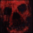Red and black animated skull icon with shifting eye sockets and mouth opening