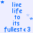 Blue text and star symbols arranged in a pattern on a light blue background, with repeated phrases and a gray rectangle in the bottom-right corner