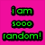 Pixelated image with six distinct sections: pink background text, heart of colorful dots, cartoon characters, rolled object, pink dragon-like creature, and blue-purple creatures.
